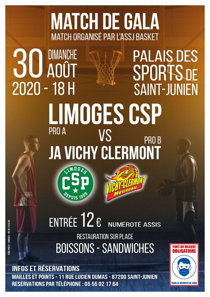St-Junien : Le Palais des Sport fin prêt à accueillir le CSP Dimanche