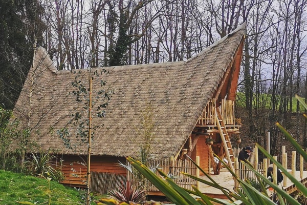 Nouvelle cabane  Bali au Moulin de la Jarousse (Périgord  Vert )