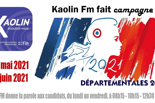 Kaolin FM fait campagne pour les Départementales 2021