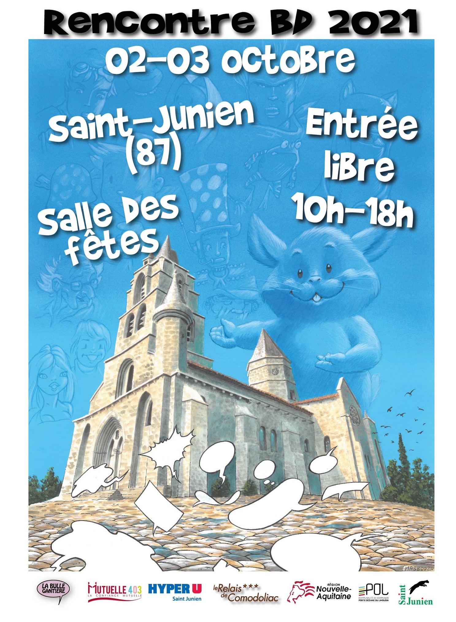 Les 13ème Rencontres BD de Saint-Junien les 2 et 3 Octobre