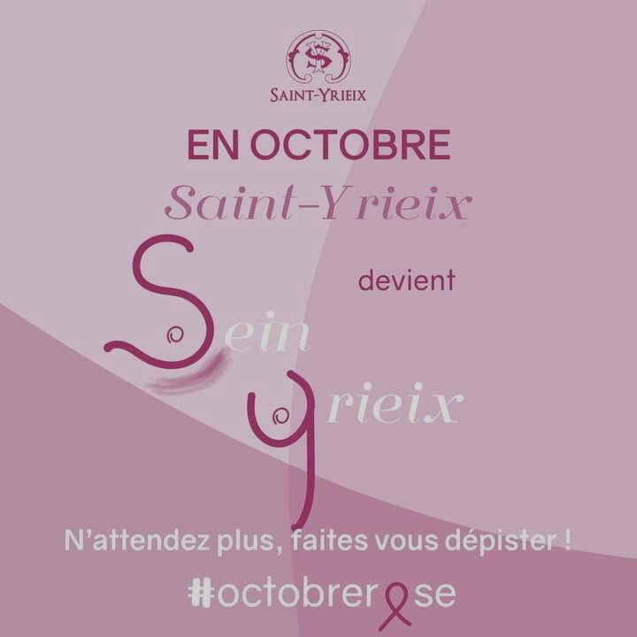 Saint-Yrieix la Perche : La cité arédienne se mobilise pour octobre rose