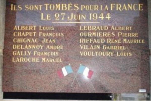 Saint-Victurnien (87) : un recueillement le 27 juin pour ne pas oublier