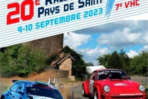 Le Rallye du Pays de Saint-Yrieix revient les 09 et 10 septembre pour une vingtième édition