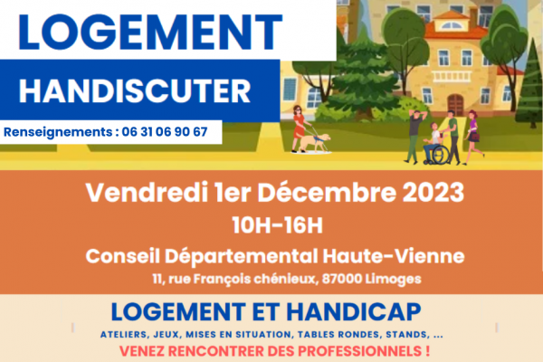 Limoges : un forum le 1er décembre pour discuter logement et handicap