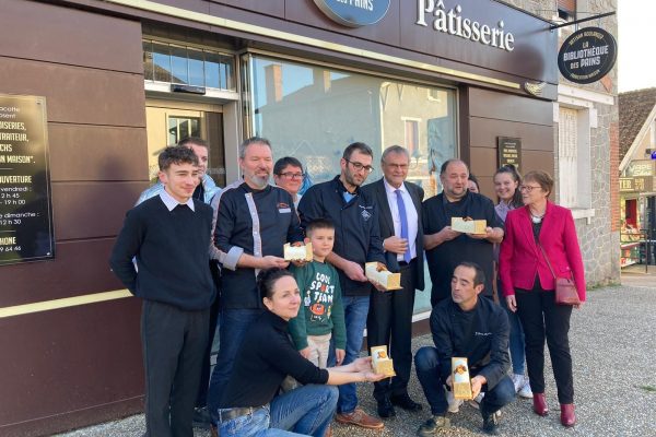 La bûche de noël de la Haute-vienne prête à trôner sur les tables, en décembre