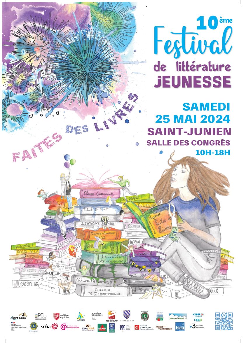 Saint-Junien : Le 𝟏𝟎𝐞𝐦𝐞 𝐅𝐞𝐬𝐭𝐢𝐯𝐚𝐥 𝐋𝐢𝐭𝐭𝐞𝐫𝐚𝐭𝐮𝐫𝐞 𝐉𝐞𝐮𝐧𝐞𝐬𝐬𝐞 « 𝐅𝐚𝐢𝐭𝐞𝐬 𝐝𝐞𝐬 𝐋𝐢𝐯𝐫𝐞𝐬 »
