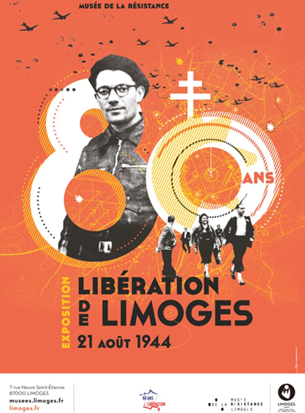 🟦⬜🟥 81e anniversaire de la Libération de Limoges