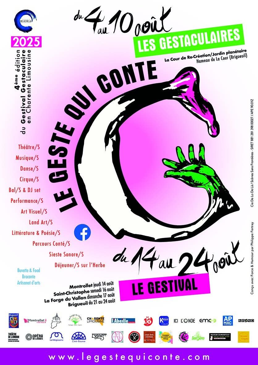 « Le Geste qui Conte » revient à Brigueuil en août 2025 