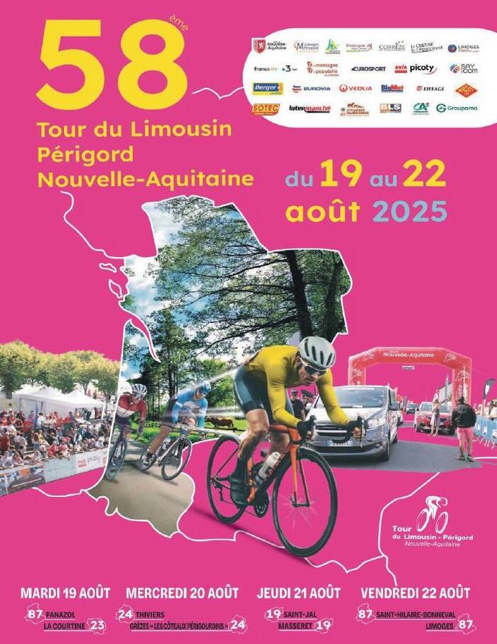 🚴🏻Tour du Limousin – Périgord – Nouvelle-Aquitaine 2025