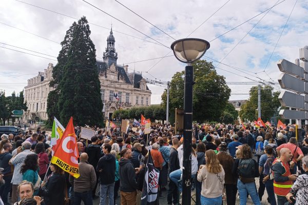 « Bloquons tout » : forte mobilisation à Limoges le 10 septembre