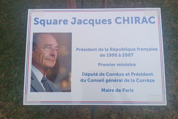 Inauguration du Square Jacques Chirac à Limoges
