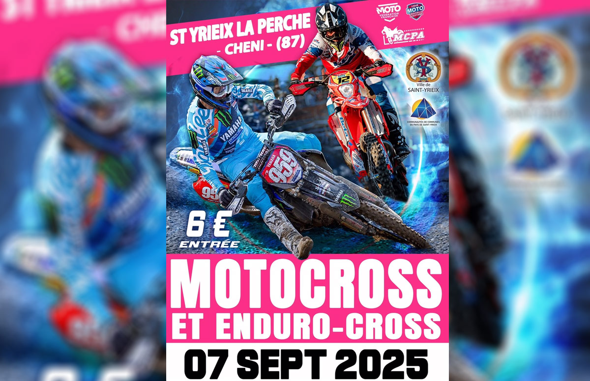 Motocross et Enduro Cross 2025 à Saint-Yrieix-la-Perche