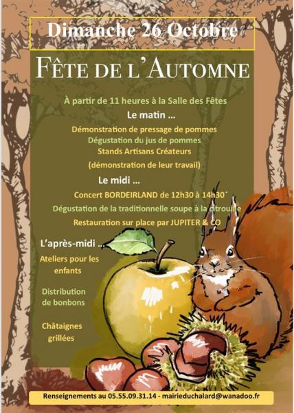 Coup de pouce – Fête de l’automne au Chalard