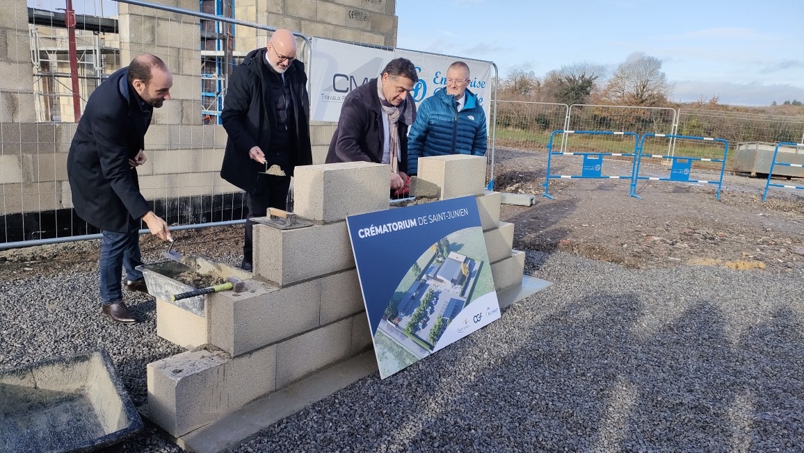 Les travaux du crématorium de Saint-Junien sont lancés