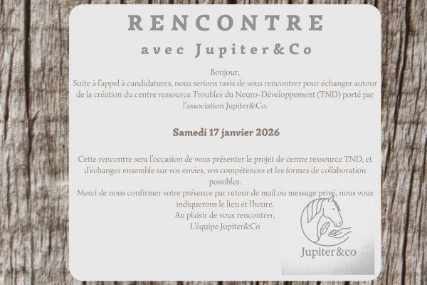 Jupiter & Co veut fonder un centre ressource pour les TND