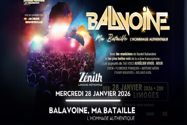 Balavoine, ma bataille : hommage au Zénith de Limoges