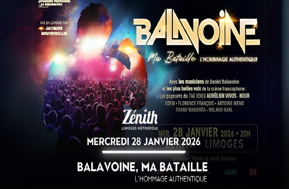 Balavoine, ma bataille : hommage au Zénith de Limoges