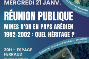 Une réunion publique sur les conséquences des mines d&rsquo;or