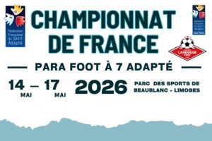Le championnat de France de football adapté aura lieu à Limoges