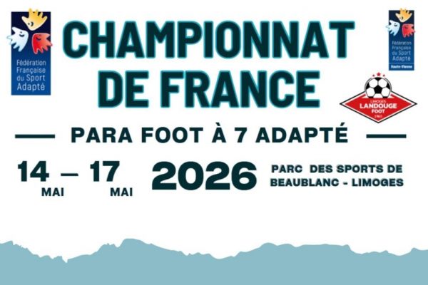 Le championnat de France de football adapté aura lieu à Limoges