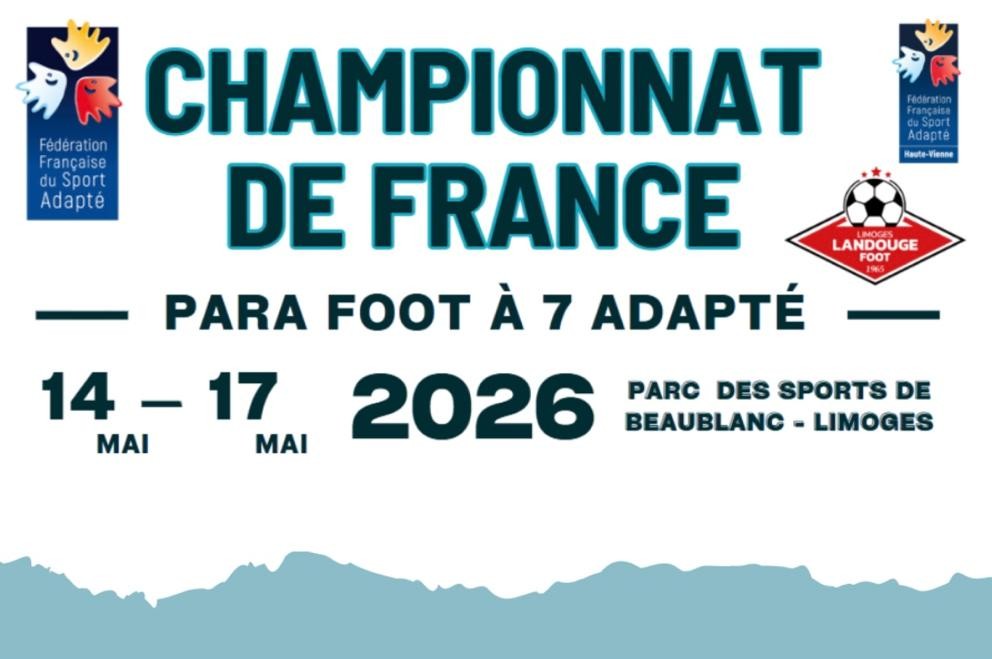 Le championnat de France de football adapté aura lieu à Limoges