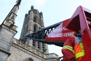 🚒 Exercice sécurité-incendie à la cathédrale de Limoges