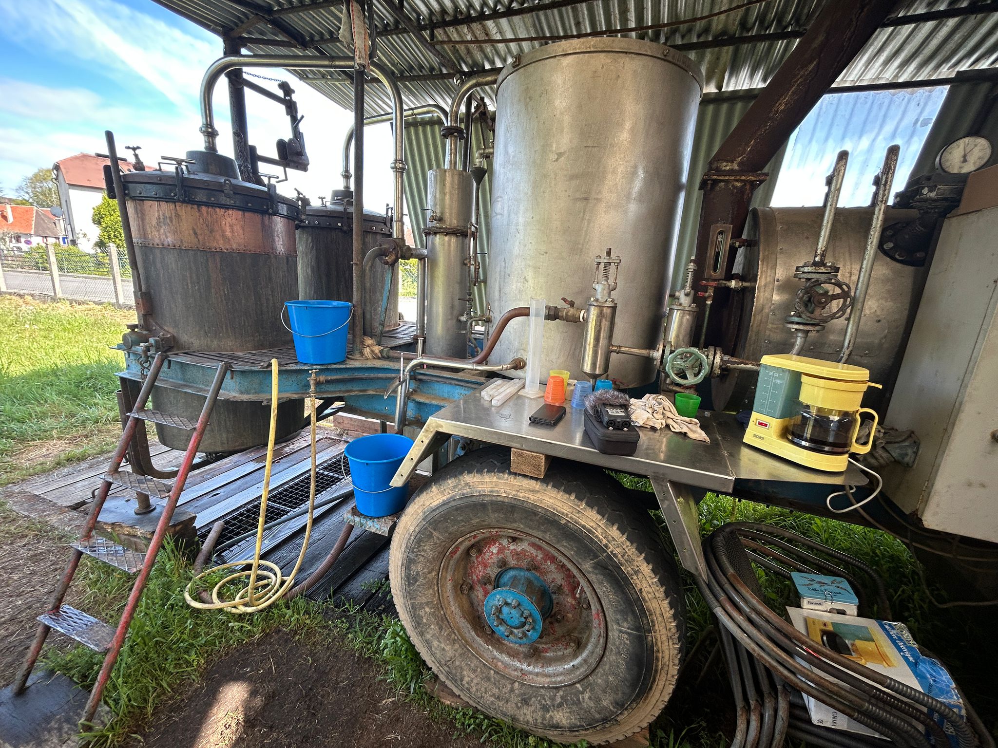 Le retour du distillateur ambulant à Saint-Yrieix-la-Perche