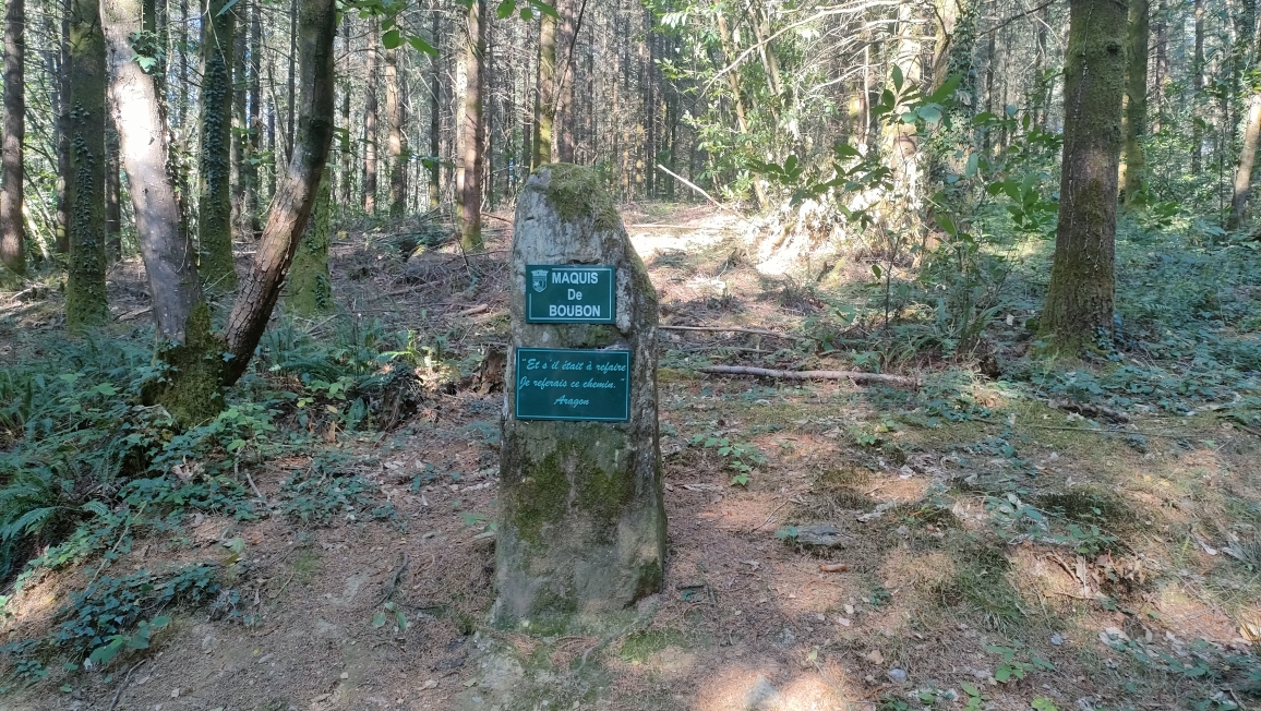 Cussac: La Forêt de Boubon et les caches des maquisards