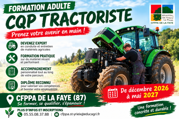 Formations agricoles à Saint-Yrieix-la-Perche : le CFPPA recrute