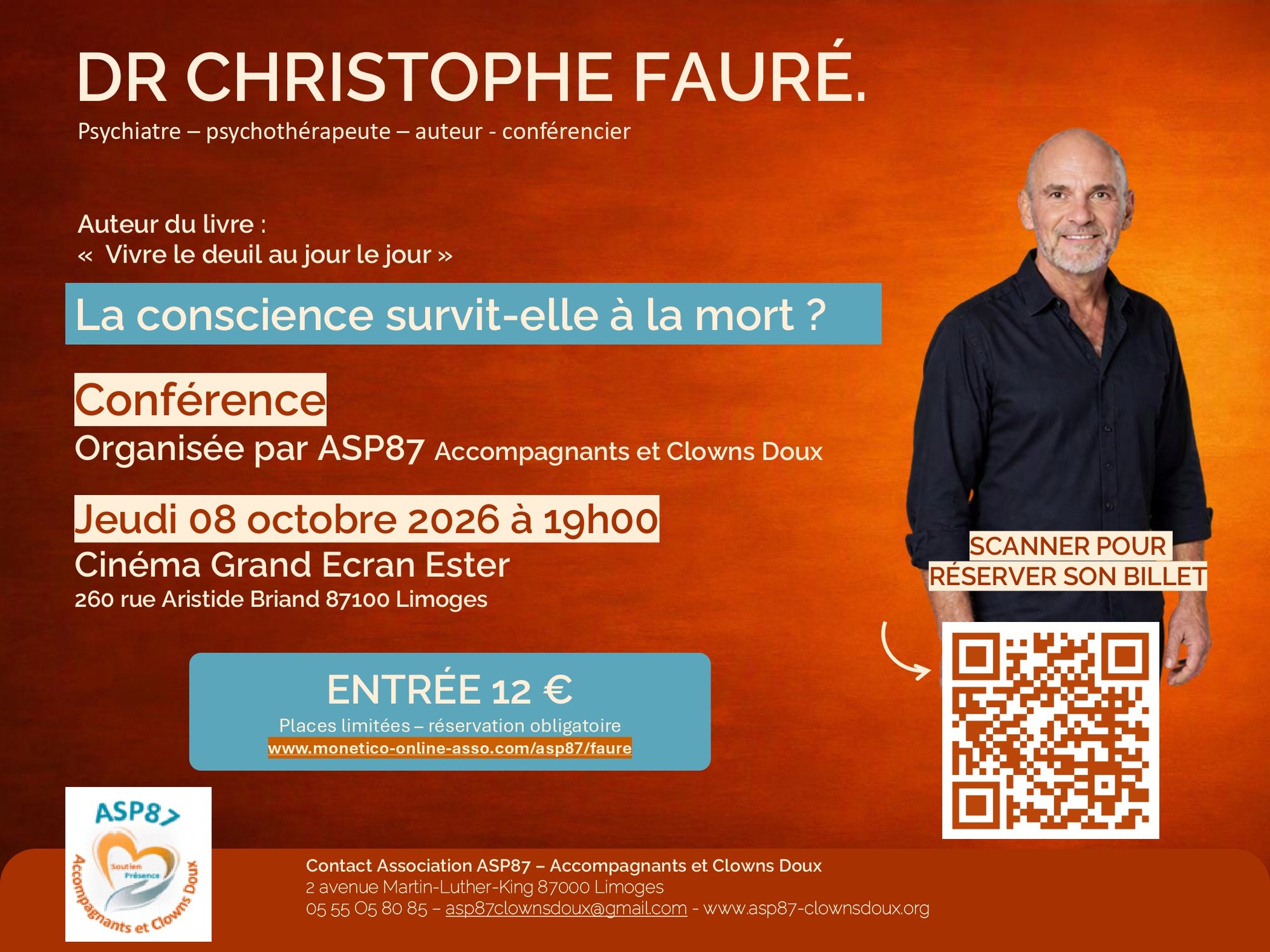 Limoges : l’ASP87 organise une conférence sur la conscience